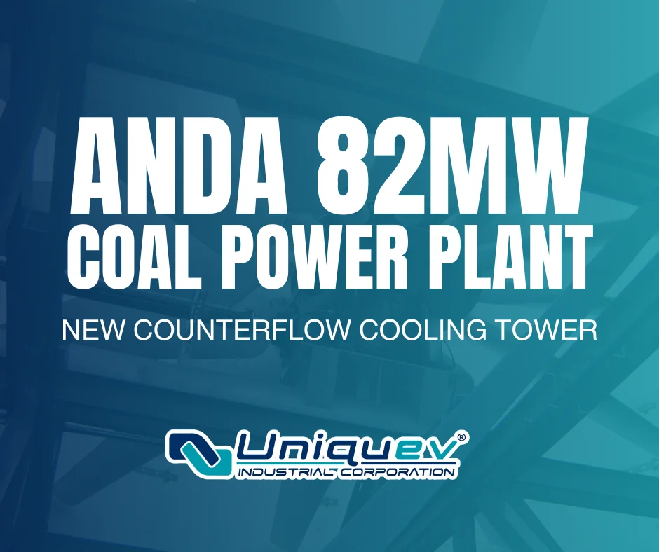 ANDA 82MW COAL POWER PLANT (NEW COUNTERFLOW COOLING TOWER)