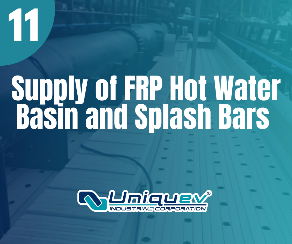 Supply of FRP Hot Water Basin and Splash Bars